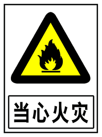 当心火灾