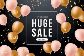 生日背景 节日气球