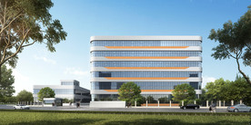 厂房工业园区园区办公楼效果图