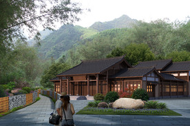 乡村改造寺庙木房子