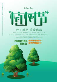 312植树节活动海报