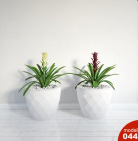3DMAX模型植物花卉景观
