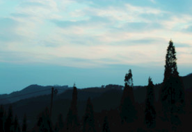 天空 傍晚时分