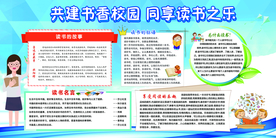 共建书香校园活动宣传海报素材