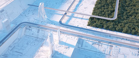 C4D模型未来都市城市