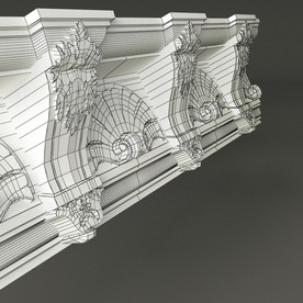 3DMAX模型室内装修欧式雕花