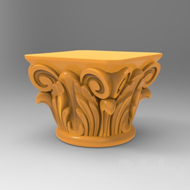 3DMAX模型室内装修欧式雕花