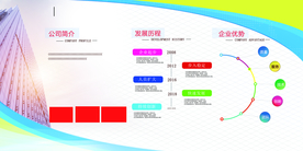 企业简介文化活动宣传海报素材