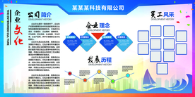 企业简介文化活动宣传海报素材