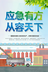 提高安全意识公益活动海报素材