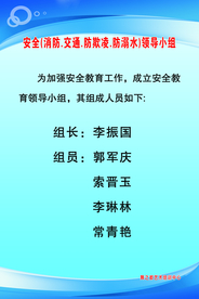 安全领导小组