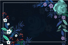 插画花朵