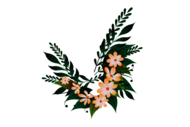手绘花朵