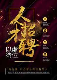 人才招聘海报