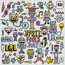 手绘个性人物动物涂鸦插画线稿
