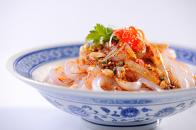 开胃凉粉摄影图