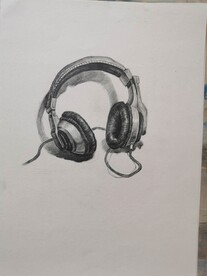 素描耳机