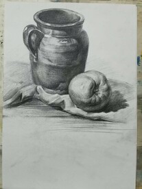 素描静物组合