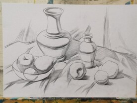 素描静物组合
