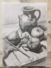 素描静物组合