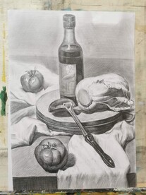 素描静物组合