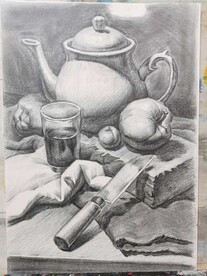 素描静物组合