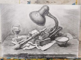 素描静物组合