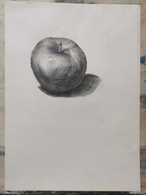 素描苹果