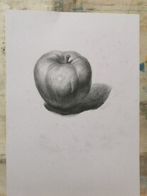 素描苹果