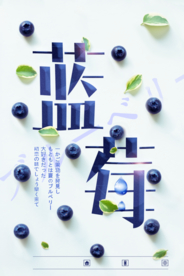 蓝莓海报