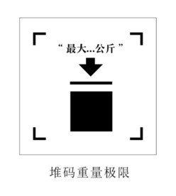 堆码重量极限图标