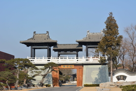 仿古建筑门楼琅琊园