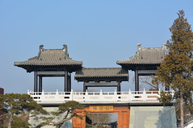 仿古建筑门楼琅琊园