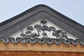 古建筑山花
