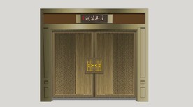 新中式院门