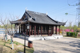 园林古建歇山四面厅