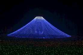 室外灯光展之富士山主题