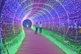 室外灯光节之时光隧道