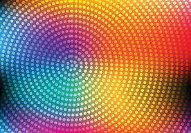 炫彩格子阵列点图片