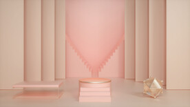 几何c4d背景图片简约产品展台