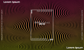 抽象彩色元素渐变时尚海报图片