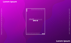 抽象彩色元素渐变时尚海报图片