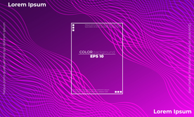 抽象彩色元素渐变时尚海报图片