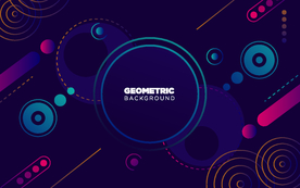 抽象图形海报图片