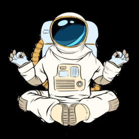 卡通航天宇航员宇宙手绘插画图片