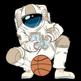 卡通航天宇航员宇宙手绘插画图片