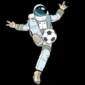 卡通航天宇航员宇宙手绘插画图片