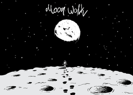 创意卡通手绘太空地球星球宇宙