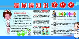 糖尿病知识健康宣传海报素材