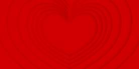 红色爱心背景